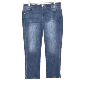 Democracy Blue Straight Leg Jeans